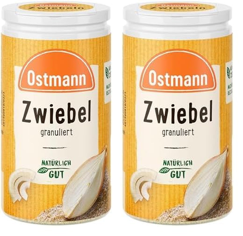 Ostmann Gewürze - Granular Zwiebeln | Zwiebelpulver zum Würzen herzhafter Gerichte | 40 g en dosis reciclable.