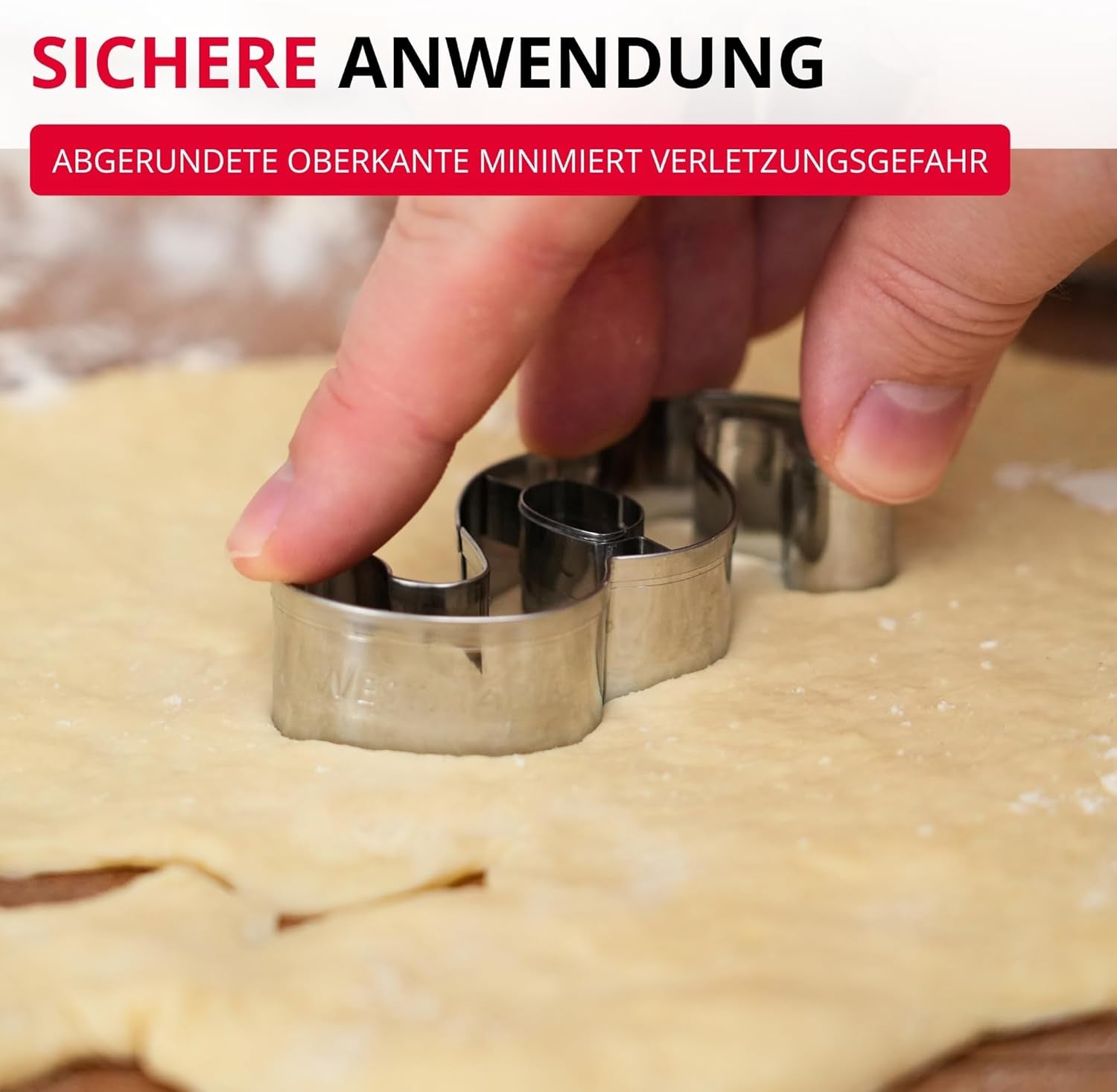 Formă de biscuiți Westmark în formă de paragraf – Forme de biscuiți din oțel inoxidabil pentru avocați și profesioniști din domeniul juridic – Formă precisă pentru aluat, brânză, legume și decorațiuni pentru petreceri, 8 cm