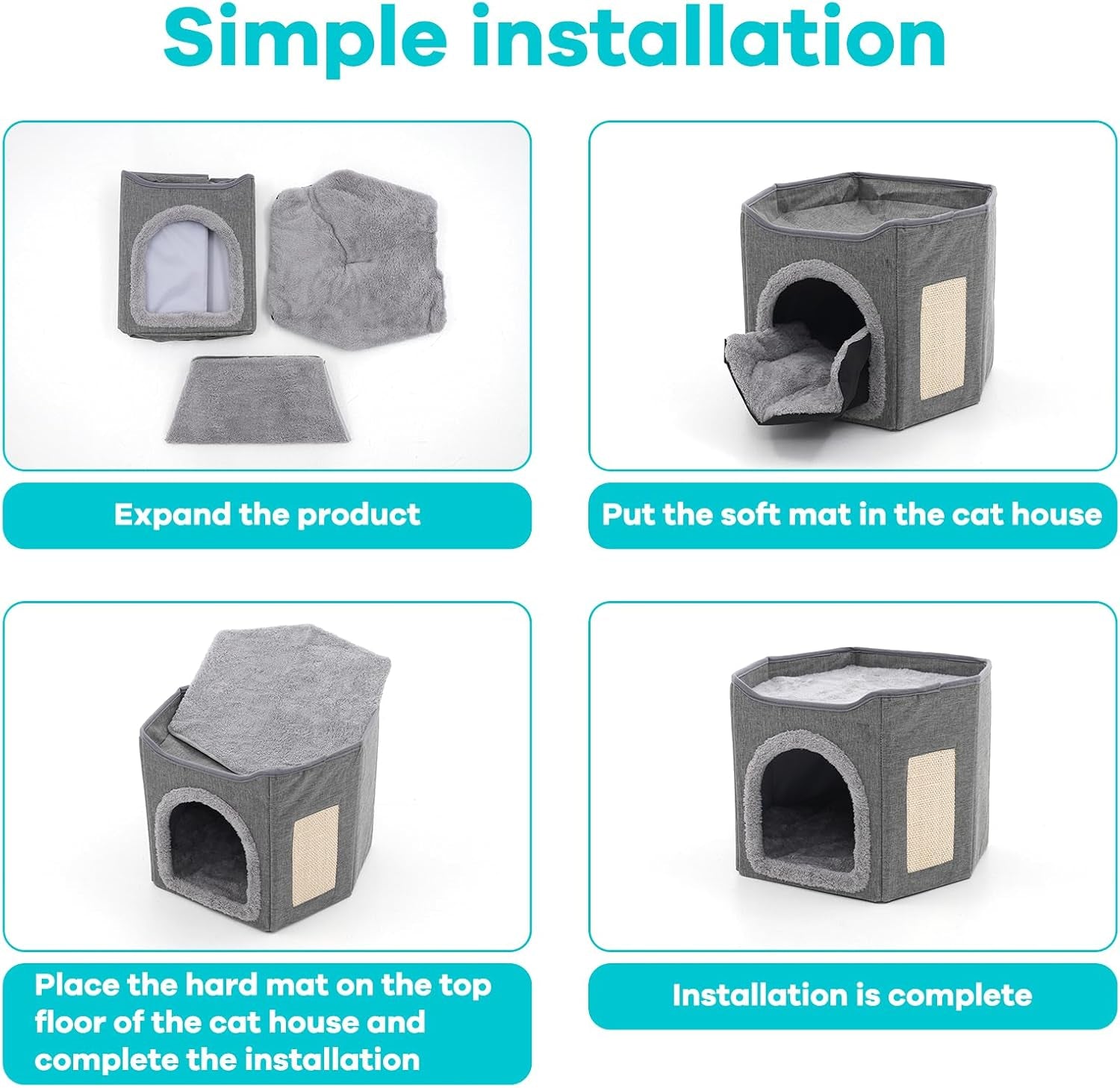 Pături & Mobilier, Animale de companie, Peșteri & Case, Pisici, Paturi pentru pisici, Pisici - culcusuri, saltele