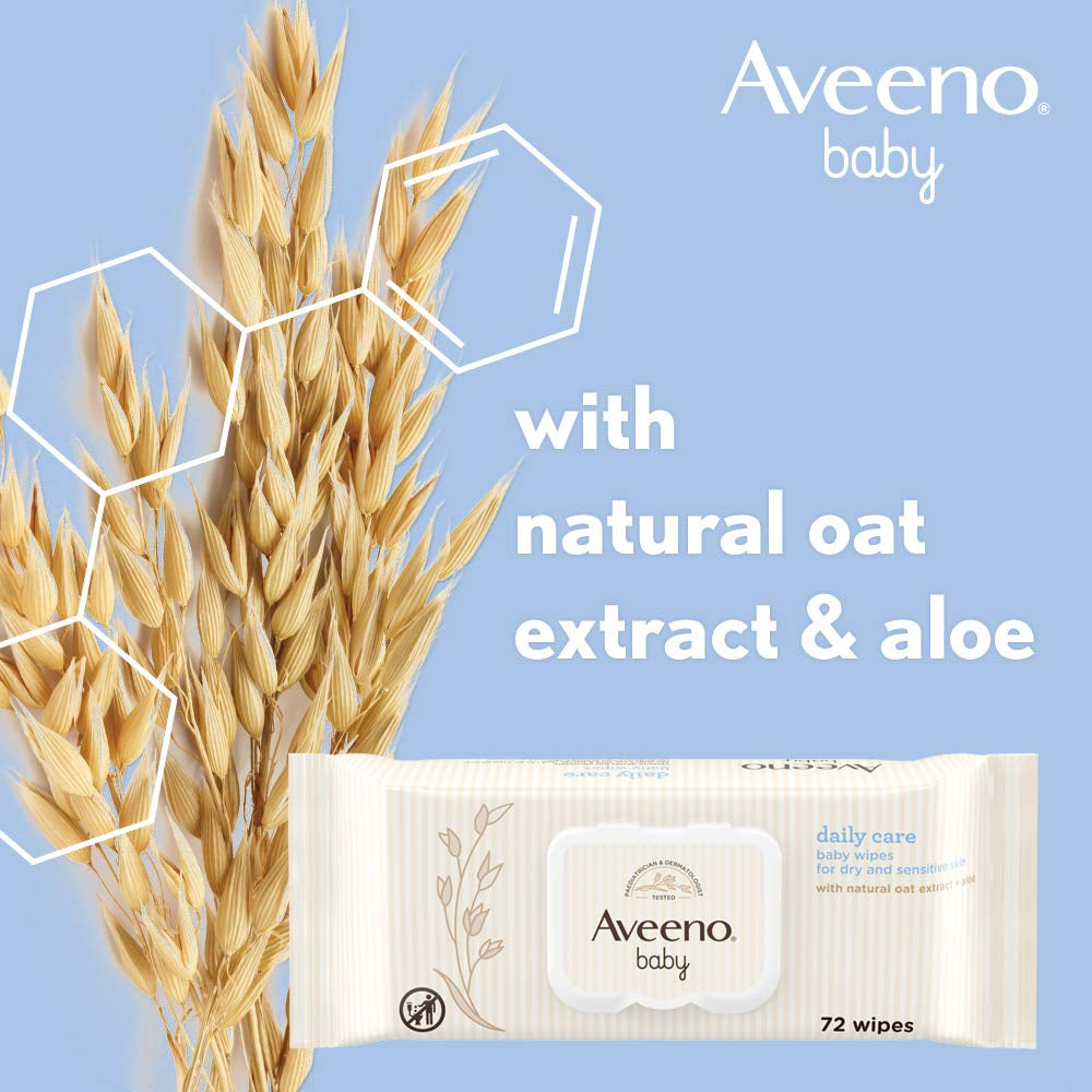 Toallitas húmedas de cuidado diario, limpia suave y eficazmente la piel sensible, artículos esenciales para bebés, blanco, 12 piezas (total 864 toallitas)