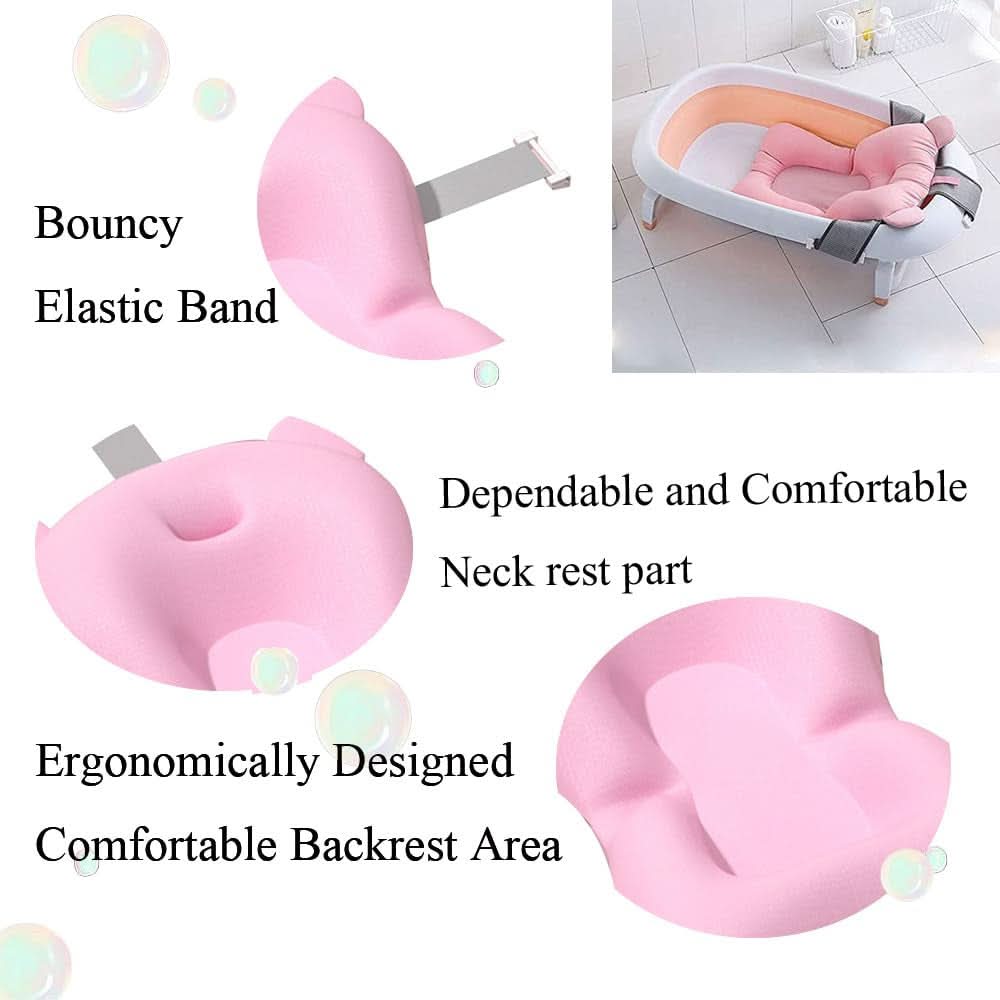 Almohada de apoyo para el baño del bebé, antideslizante, suave, de secado rápido, ajustable, para madre y bebé Naty Shop
