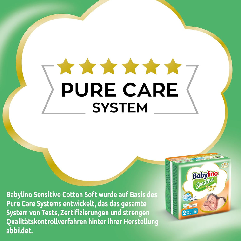 Pañales para bebés sensibles, talla 2, mini (3-6 kg), 192 pañales