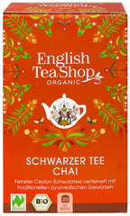 ETS - Ceai negru Chai, Naturland BIO, 20 pliculețe de ceai (pachet cu 2)