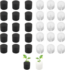 50 esponjas hidropónicas de 32 x 30 mm, sistema hidropónico de propagación de lana de roca, bloque de esponjas de propagación, esponjas para plántulas, sistema hidropónico de invernadero para cultivar vegetales y flores