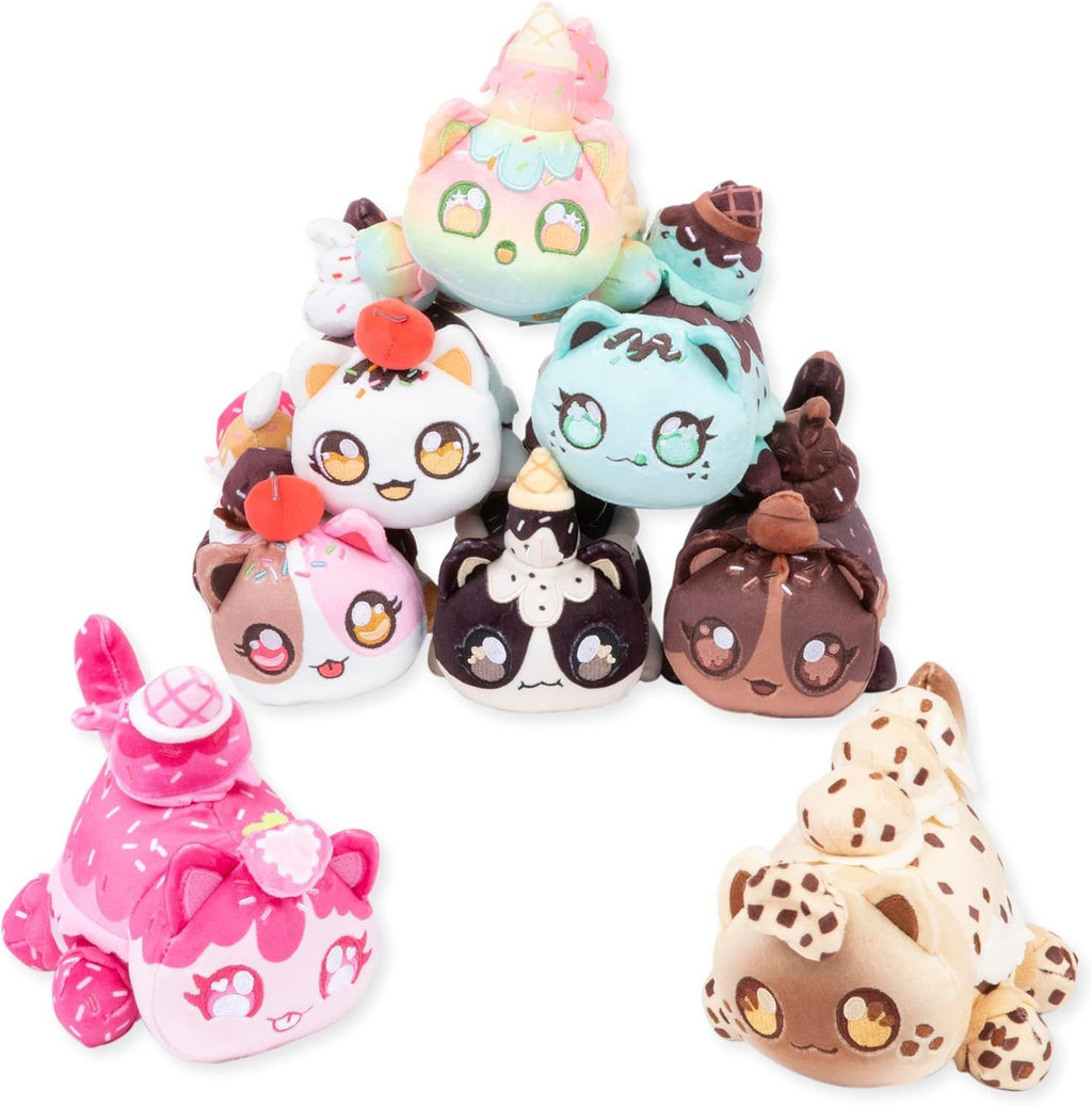 Aphmau - 15 Cm Mystery Meemeows Plush - Ice Cream Action figures Naty Shop