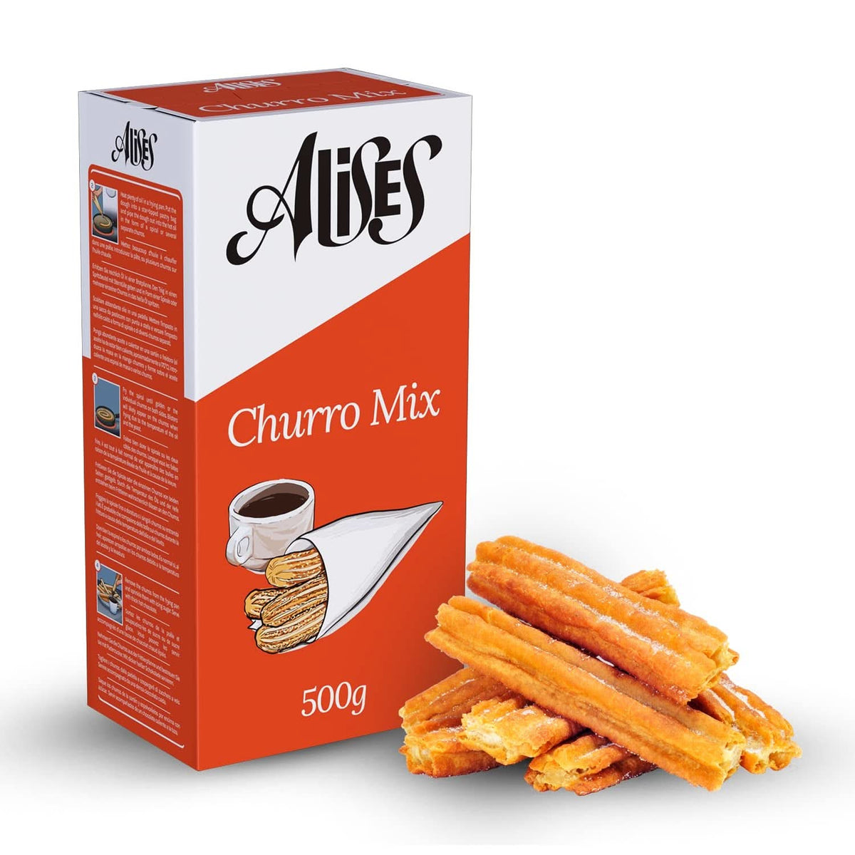 Mezcla española para churros, 500 gramos Naty Shop Kitchen