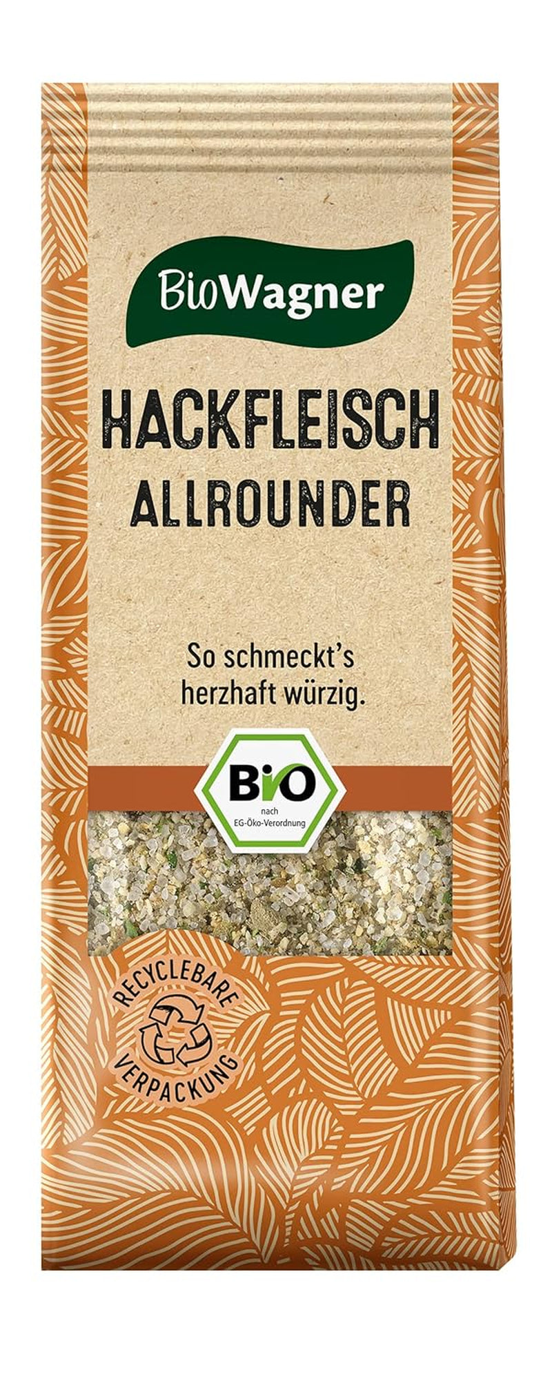 BioWagner - Bio Ras el Hanout, Gewürzmischung für orientalische und arabische Gerichte, ideal para cuscús, tajine o hummus, naturbelassene Bio-Zutaten, embalaje reciclable, 50 g