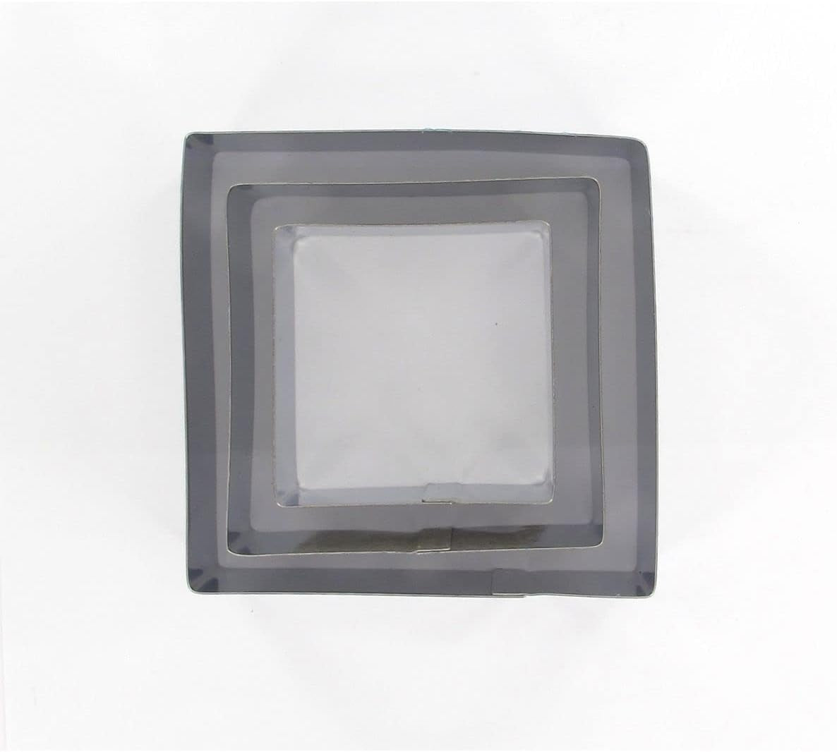 Formă de biscuiți pătrată Fackelmann, oțel, argintie