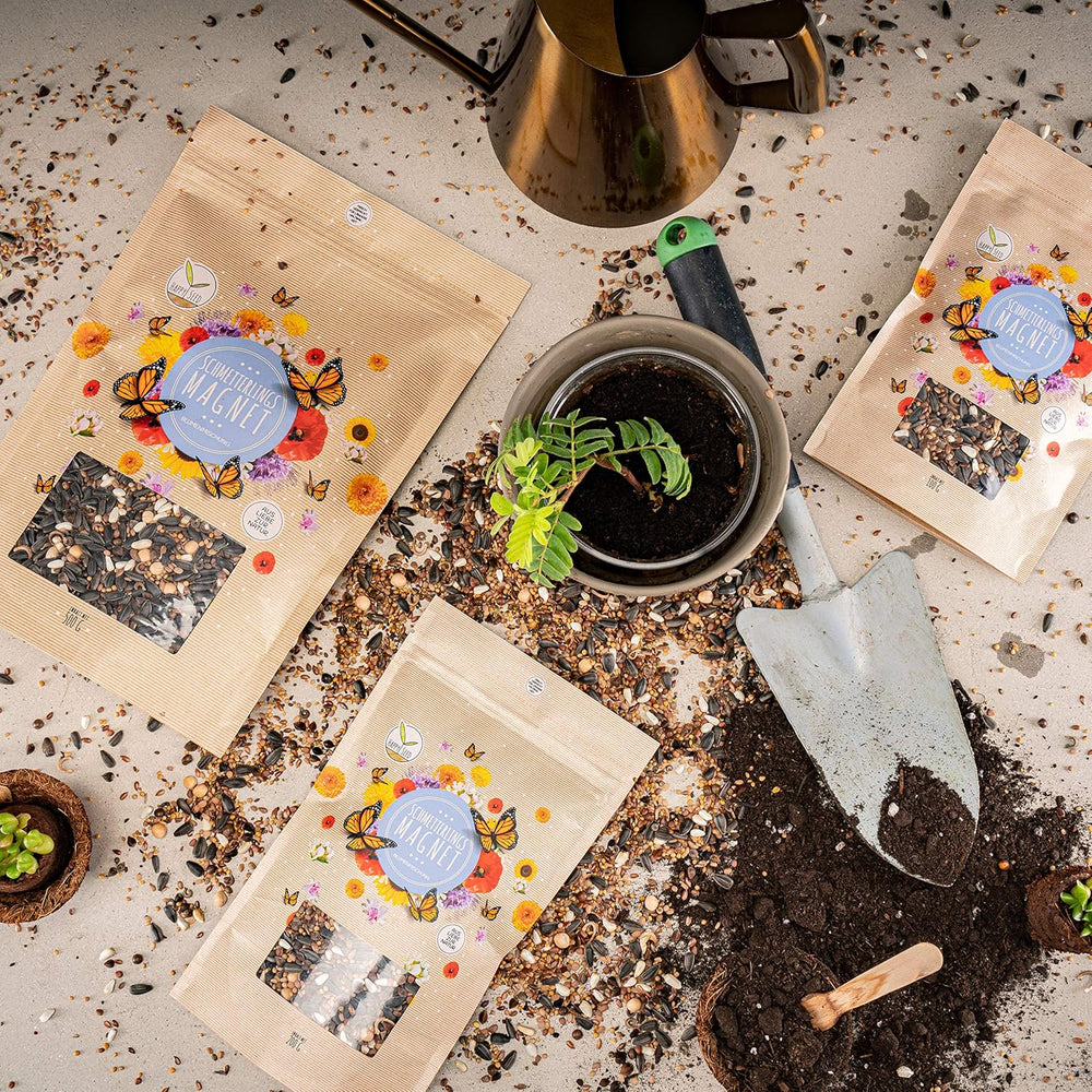 100 g de semillas de mariposa para un prado de flores coloridas - Mezcla de semillas de flores silvestres coloridas y ricas en néctar para mariposas