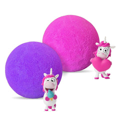 UNICORNIO TINTA | Bomba de baño para niños con sorpresa, 100 G, unicornio, aroma a palomitas Madre e Niño Naty Shop