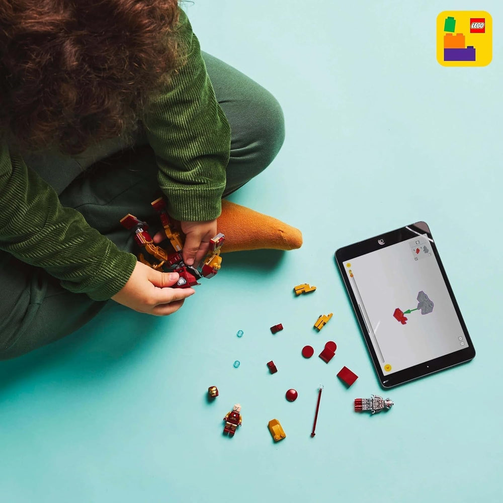 LEGO Marvel Iron Man Mech vs. Ultron - Juguete de superhéroe con 2 minifiguras - Figura de acción con brazos, piernas y dedos móviles - Regalo para niños y niñas a partir de 6 años 76307 Besuche den LEGO-Store Building Sets