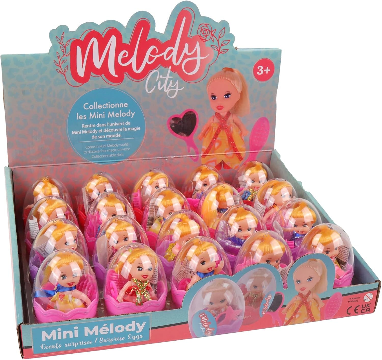 - 20er Pack Eier mit Mini-Puppe - Moda - Maniquí Puppe - 010982PA - Mehrfarbig - Kunststoff - Figur - Puppe - Kinderspielzeug - Geburtstag - Zubehör - Ab 3 Jahren