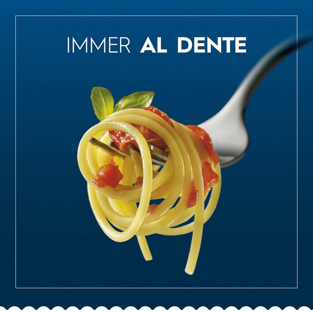 Pasta Barilla Spaghettini Clásicos núm. 3 trigos duros de alta calidad, siempre al dente (1 x 500 g)