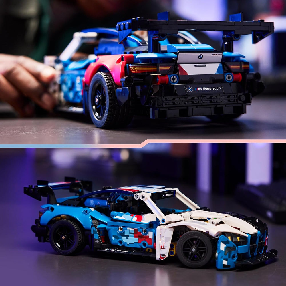 LEGO Technic BMW M4 GT3 EVO Rennwagen - Modellbausatz mit V6-Motor, Lenkung & öffnenden Türen - Gaming Geschenk für Jungen ab 11 Jahren & Jugendliche Motorsport Fans - 42226