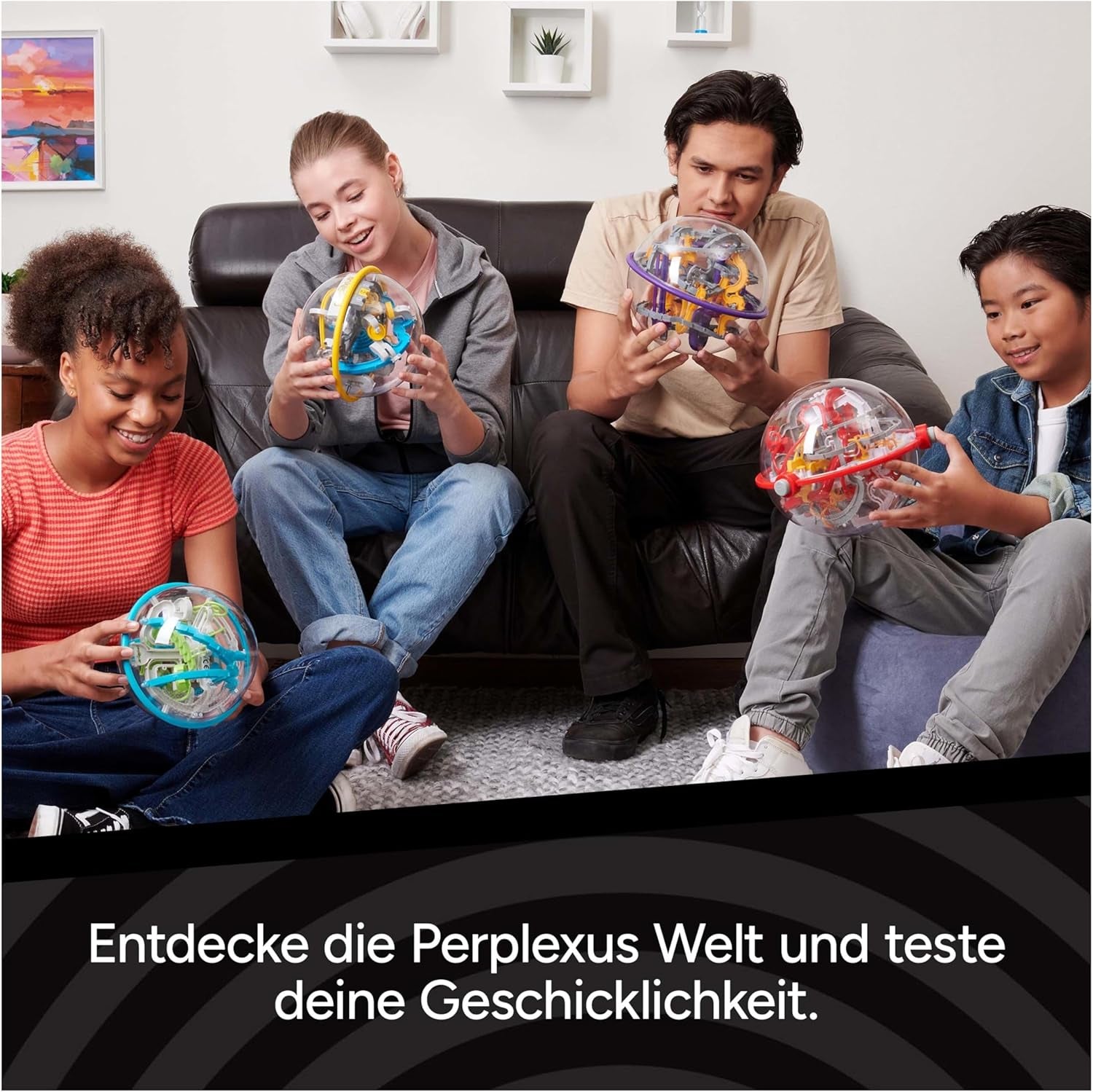 Spin Master Games - Laberinto de bolas 3D Perplexus Beast con 100 obstáculos, juego de paciencia para niños mayores de 9 años y adultos