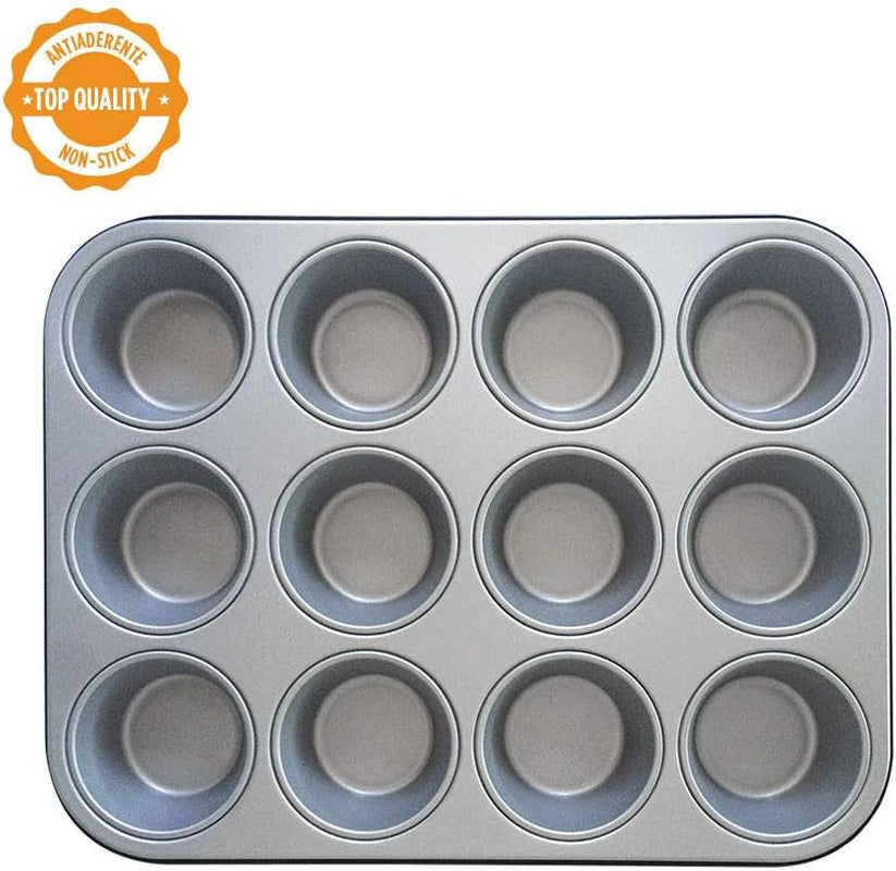 0062750 molde para 12 muffins Moldes y bandejas para hornear Naty Shop