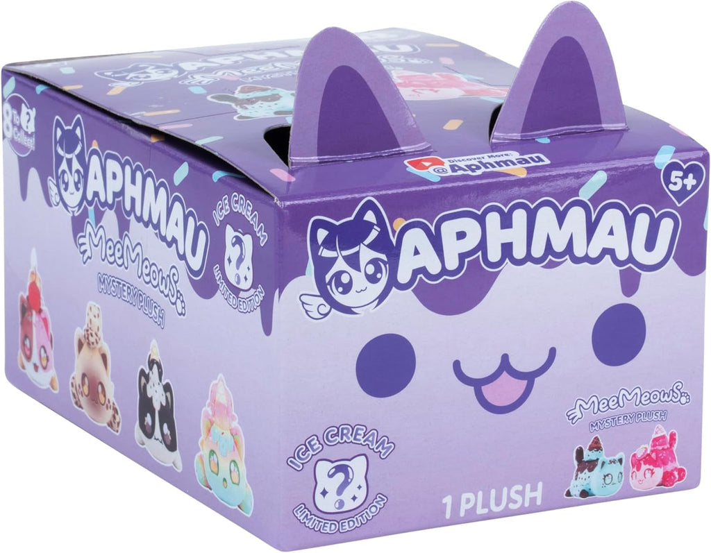 Aphmau - 15 Cm Mystery Meemeows Plush - Ice Cream Action figures Naty Shop
