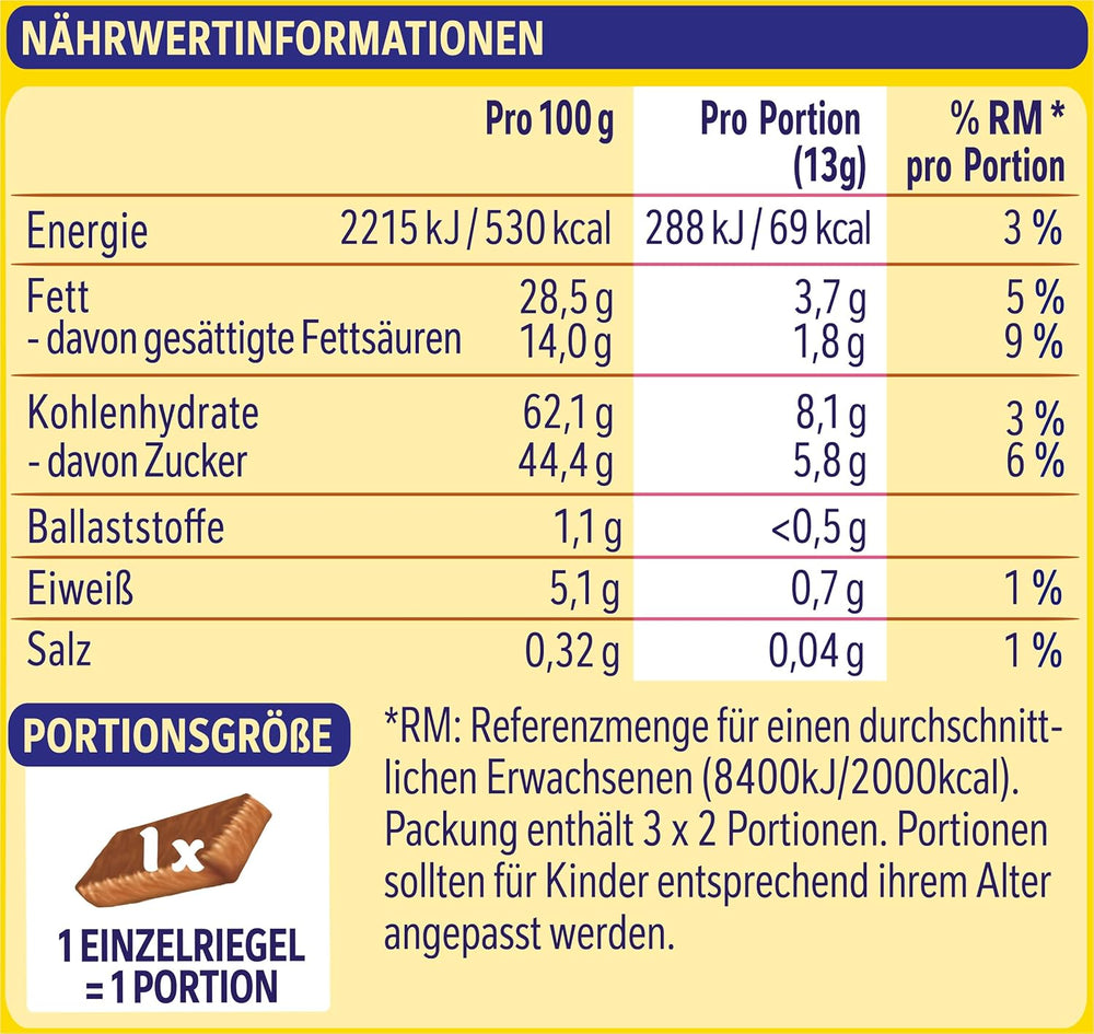 Nestlé Crunchy Waffle Delicious Milk Chocolate Waffle Bar Multi Pack 1 paquete (3x26g cada uno)