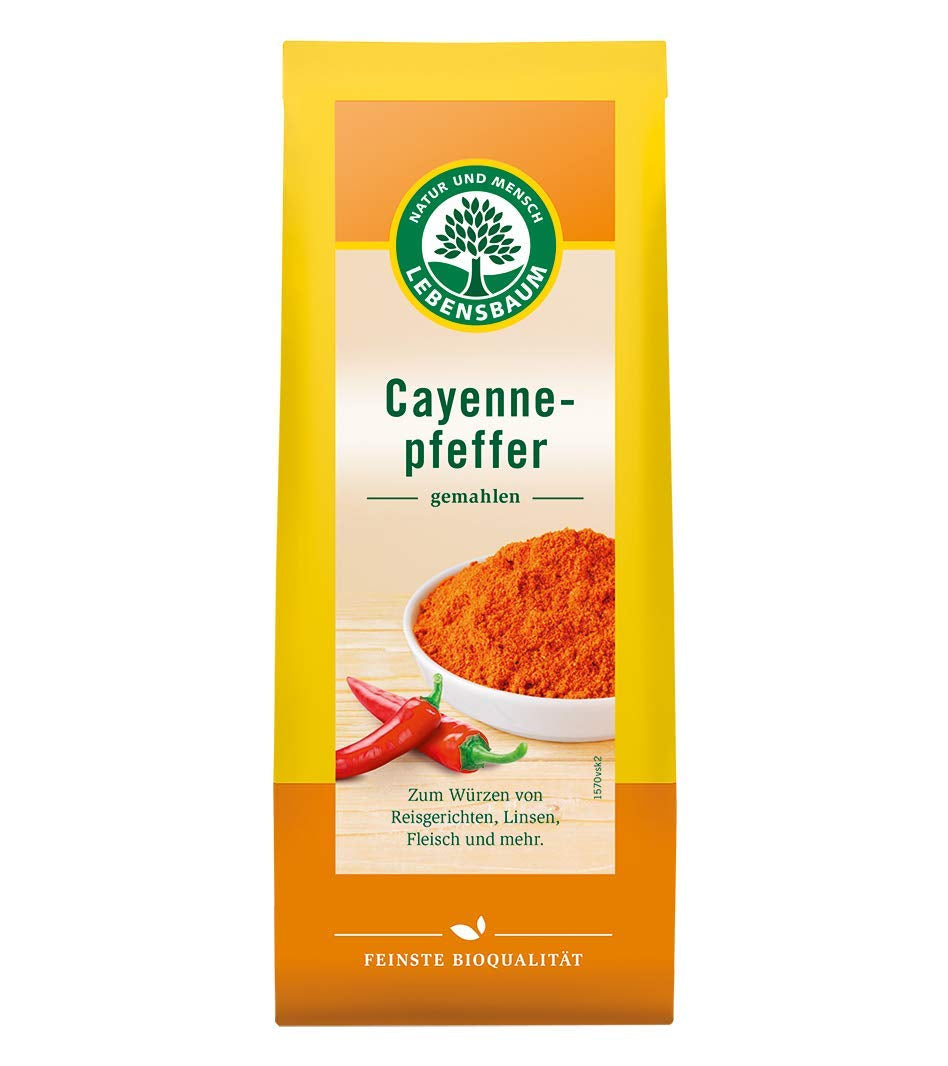 Lebensbaum Chillipulver (Pimienta de Cayena) (1 x 50 g) - Bio