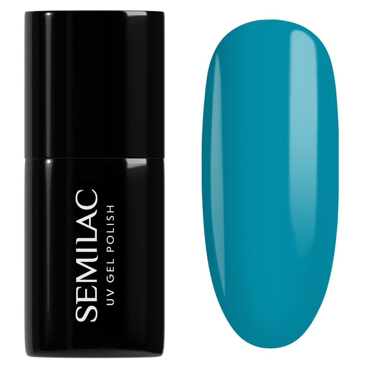 Esmalte de uñas UV Semilac Hybrid 447 Loco Lime 7ml Colección Neonz