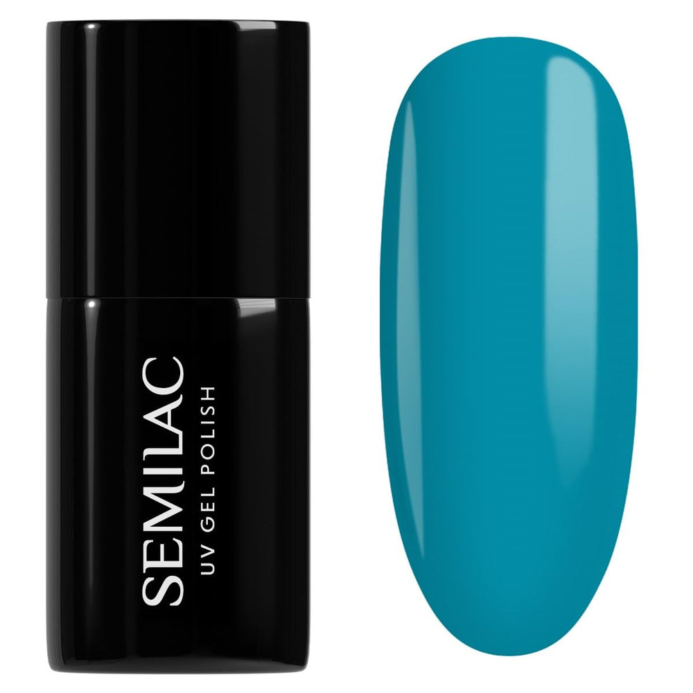 Esmalte de uñas UV Semilac Hybrid 447 Loco Lime 7ml Colección Neonz