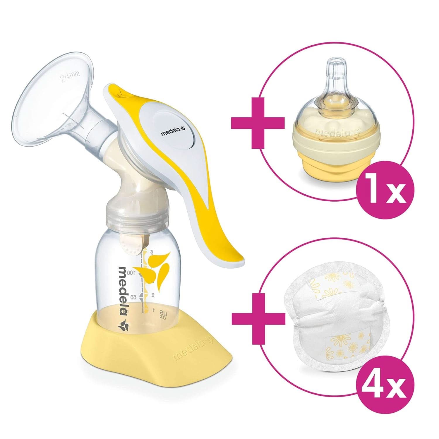 Medela Harmony Handmilchpumpe, Mit Calma-Sauger Und Stilleinlagen Accesorios Alimentación y lactancia Baby Naty Shop