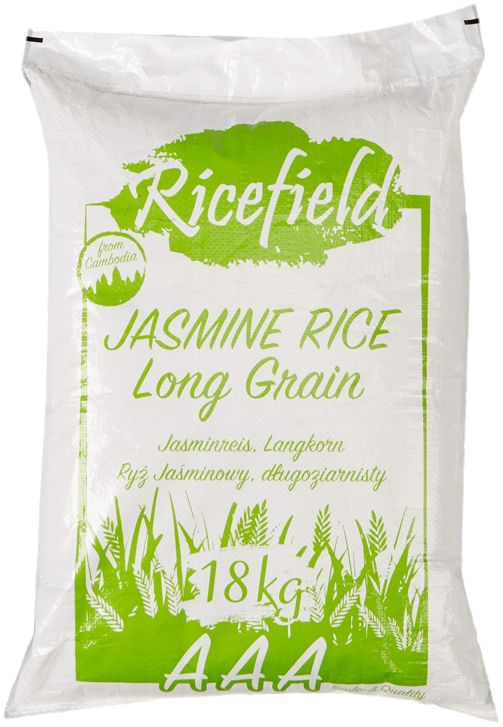 Arroz aromático RICEFIELD, grano largo, 1 paquete (1 x 18 kg)
