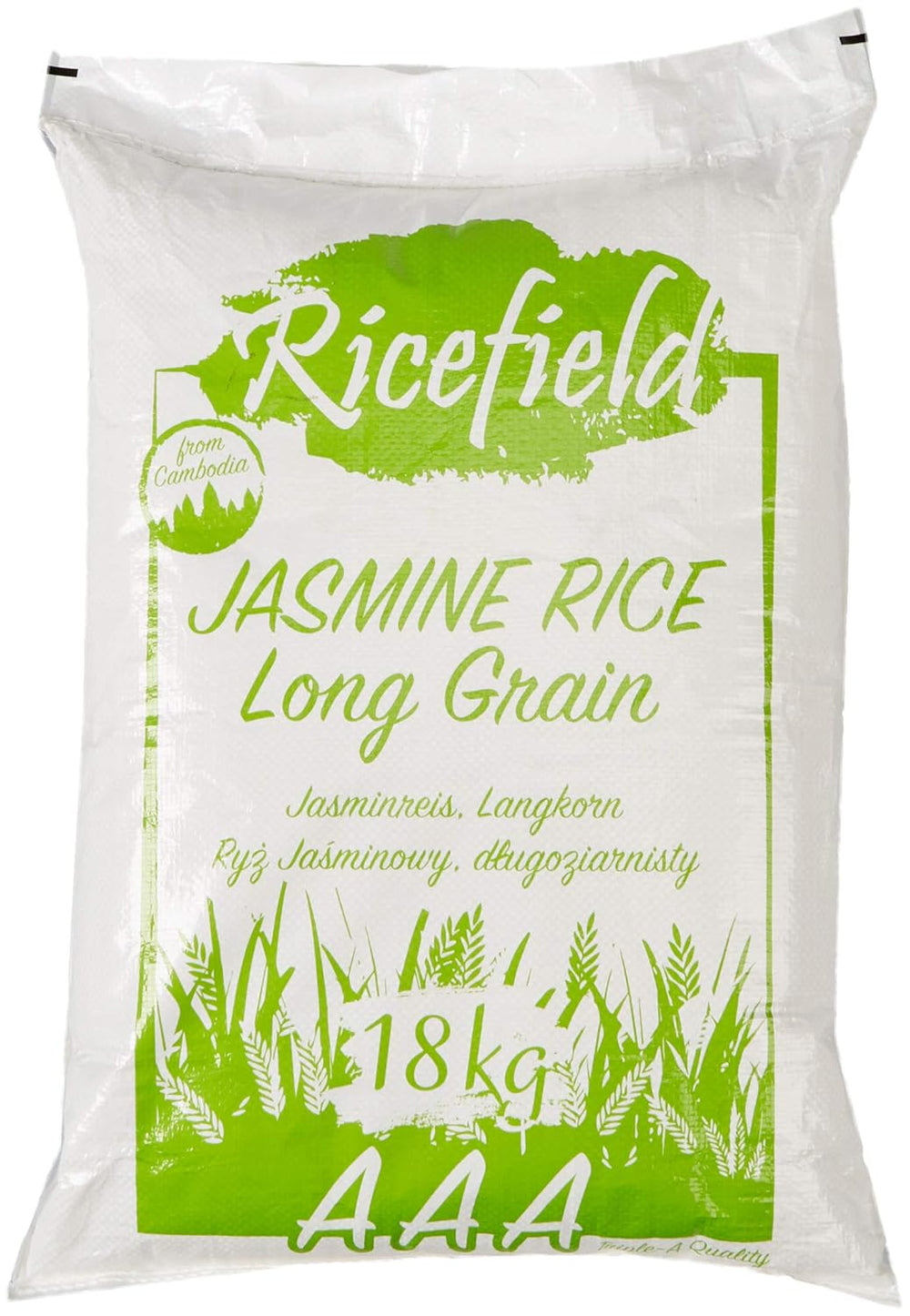 Arroz aromático RICEFIELD, grano largo, 1 paquete (1 x 18 kg)