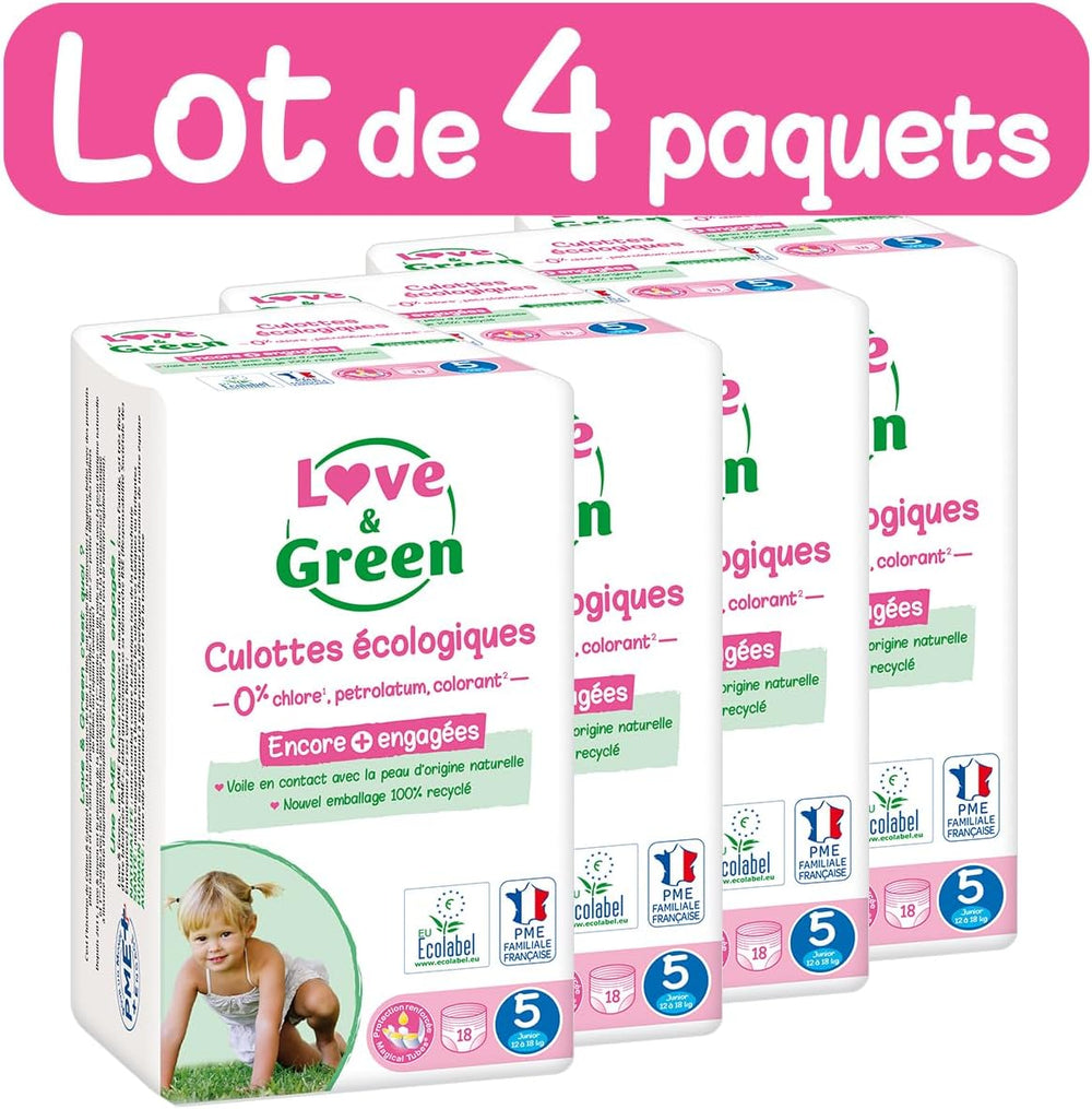 - Gesunde und ekologischen Diadeln Größe 6 (+16 kg), 1-Monatspackung (72 pantalones) — saugfähig, auslaufsicher und frei von unerwünschten Inhaltsstoffen (el embalaje puede variar)