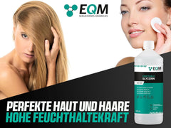 Glicerina vegetal, 100% natural, hidratante natural para cabello y piel, ideal para jabones, champús, cremas, 1 litro Ducha y baño Naty Shop