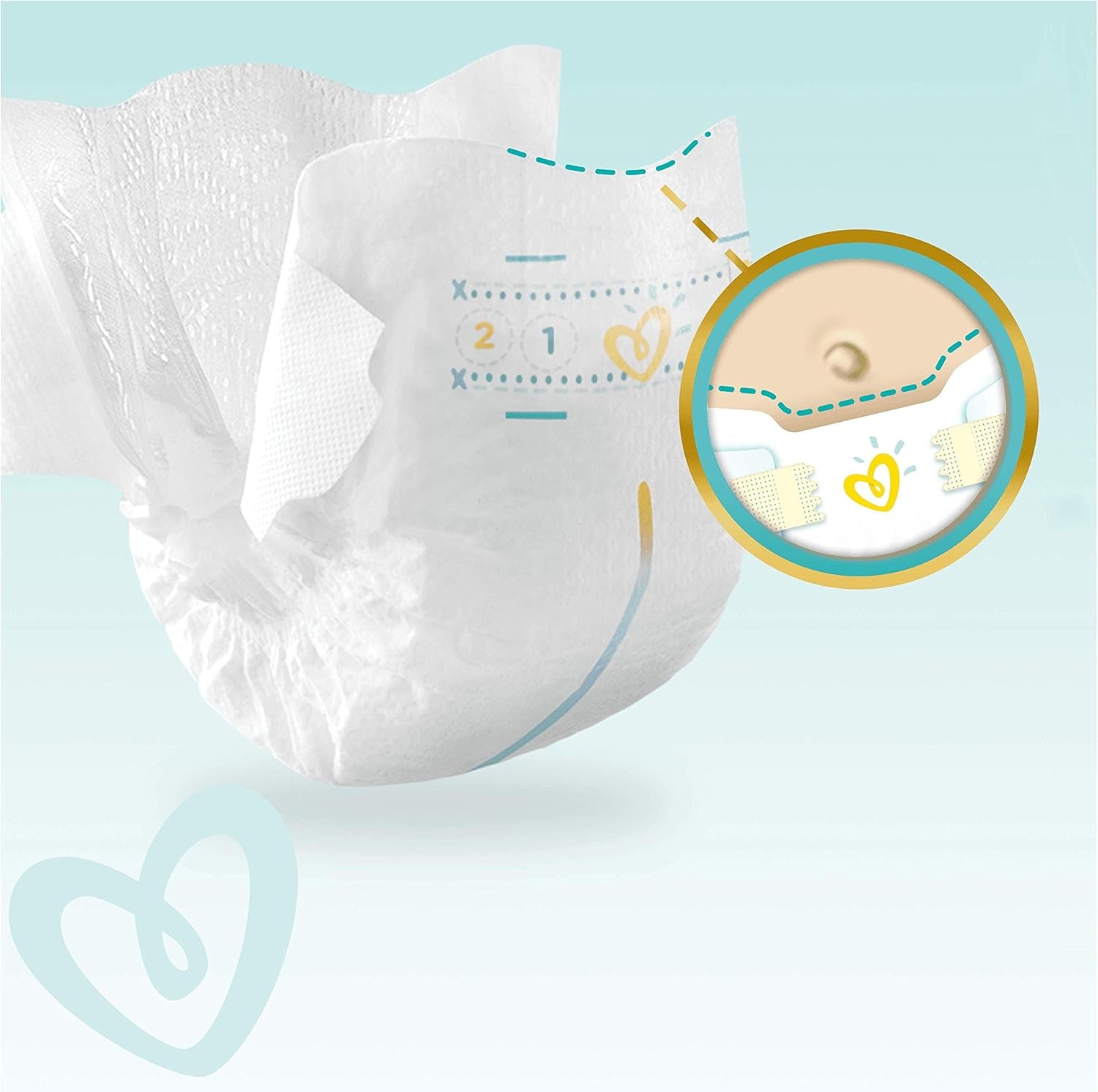 Pampers Premium Protection New Baby pañales, talla 1 (recién nacido), 22 piezas