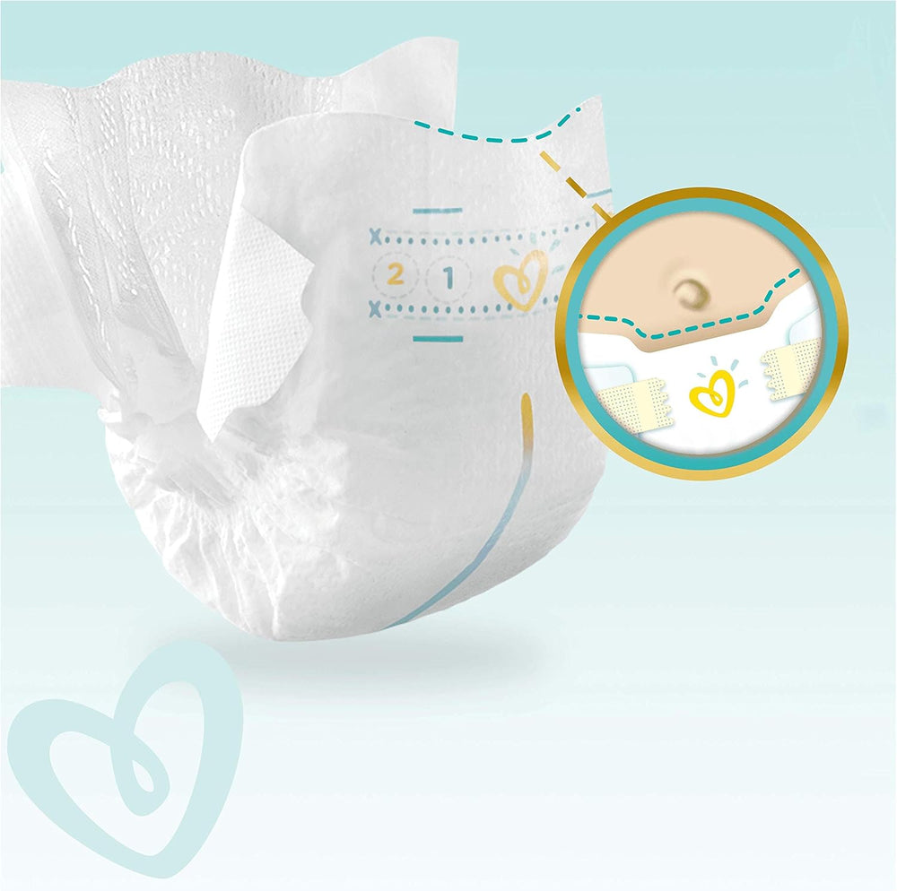 Pampers Premium Protection New Baby pañales, talla 1 (recién nacido), 22 piezas