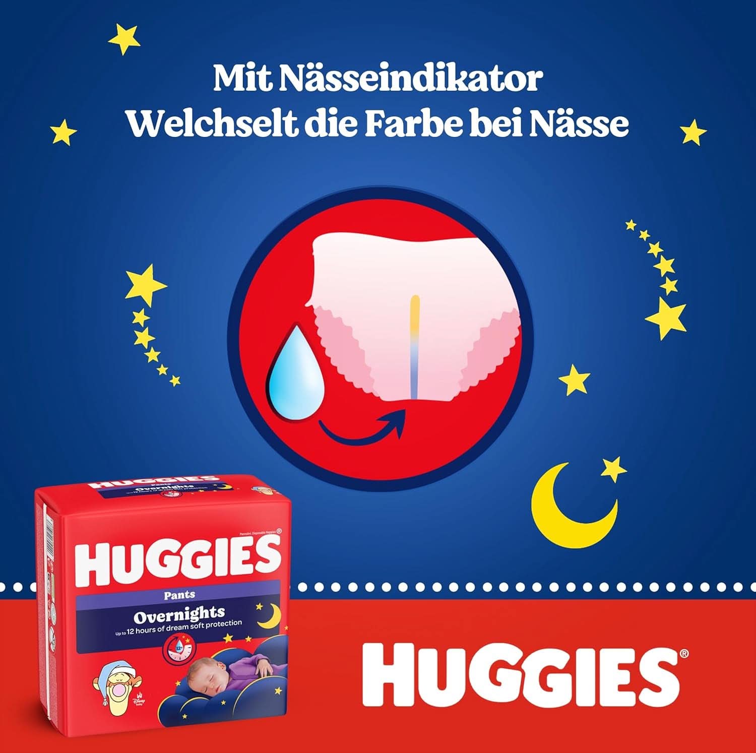 Huggies Night Pants Talla 6 (15-25 kg), Caja De Pañales Mensual, 88 Piezas Mother and Baby Naty Shop