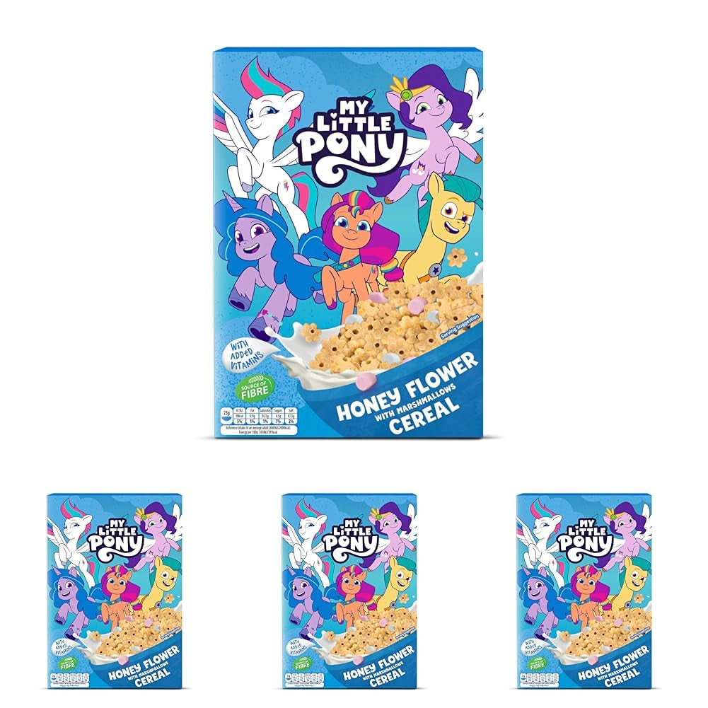 Hot Wheels Honey Loops Cereal de desayuno integral crujiente con vitaminas añadidas, 1 paquete (1 x 375 g)