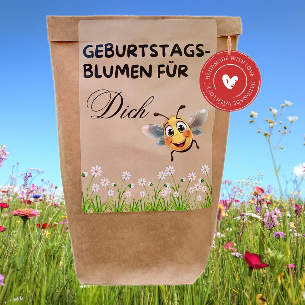 Regalo de cumpleaños, Kit de plantación de flores de cumpleaños, Bolsa de regalo sorpresa, Regalo de cumpleaños para mujeres, Semillas de flores para plantación individual