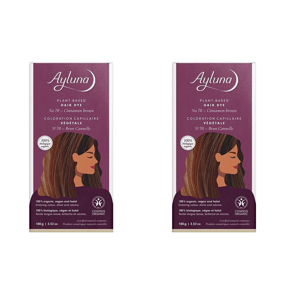 Vopsea de păr vegetală 60 chilli red, vopsea de păr vegană cu henna, madder indian, schinduf și mușețel, pentru culoare de lungă durată, strălucire și volum, fără amoniac, 100% acoperire pentru părul gri, 100g Vopsea pentru par Naty Shop Maro 100 G (pachet de 2)