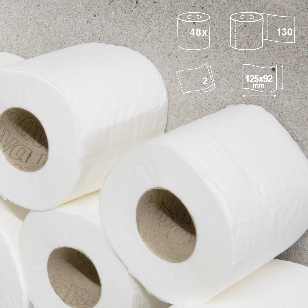 Hârtie igienică Renova Super Prom - 48 role alb