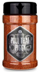 Ankerkraut Pull that Piggy, cerdo desmenuzado BBQ-Rub, Gewürzmischung zum Grillen, 220 g im Streuer
