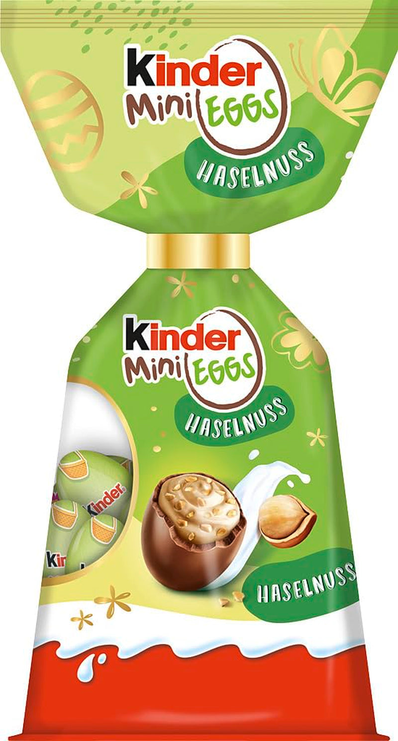 Mini Huevos Kinder Leche | 85g – Deliciosos Huevos de Chocolate de Pascua – Dulces de Pascua – Suave relleno de leche cubierto de chocolate con leche – Perfecto para la canasta de Pascua – Para compartir