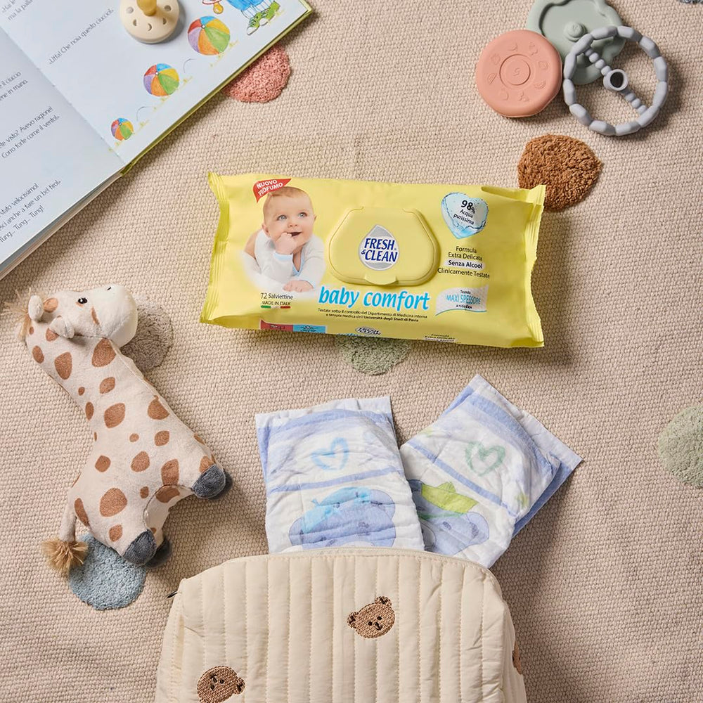 Toallitas húmedas, 72 piezas