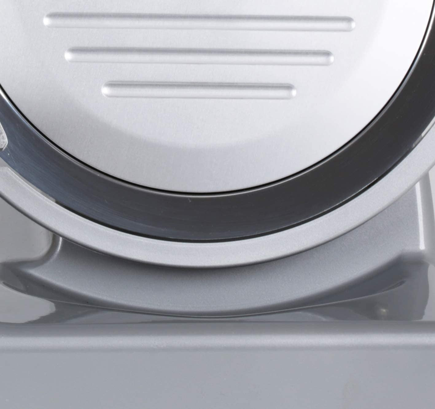 90018 Luxury 22 GS, cortadora eléctrica, aluminio, plata/negro Cortadoras y Rebanadoras Naty Shop