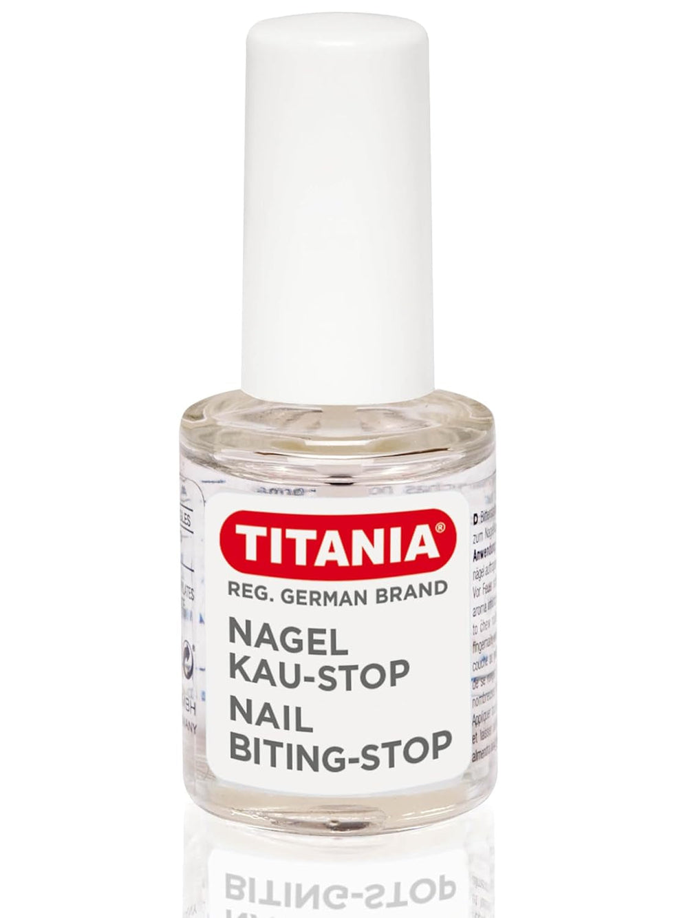 TITANIA Oja anti-roșare (10ml) • Oja împotriva roderii unghiilor • Prevenirea roderii unghiilor • Protecție împotriva roderii unghiilor de la mâini • Prevenirea roderii unghiilor de la mâini