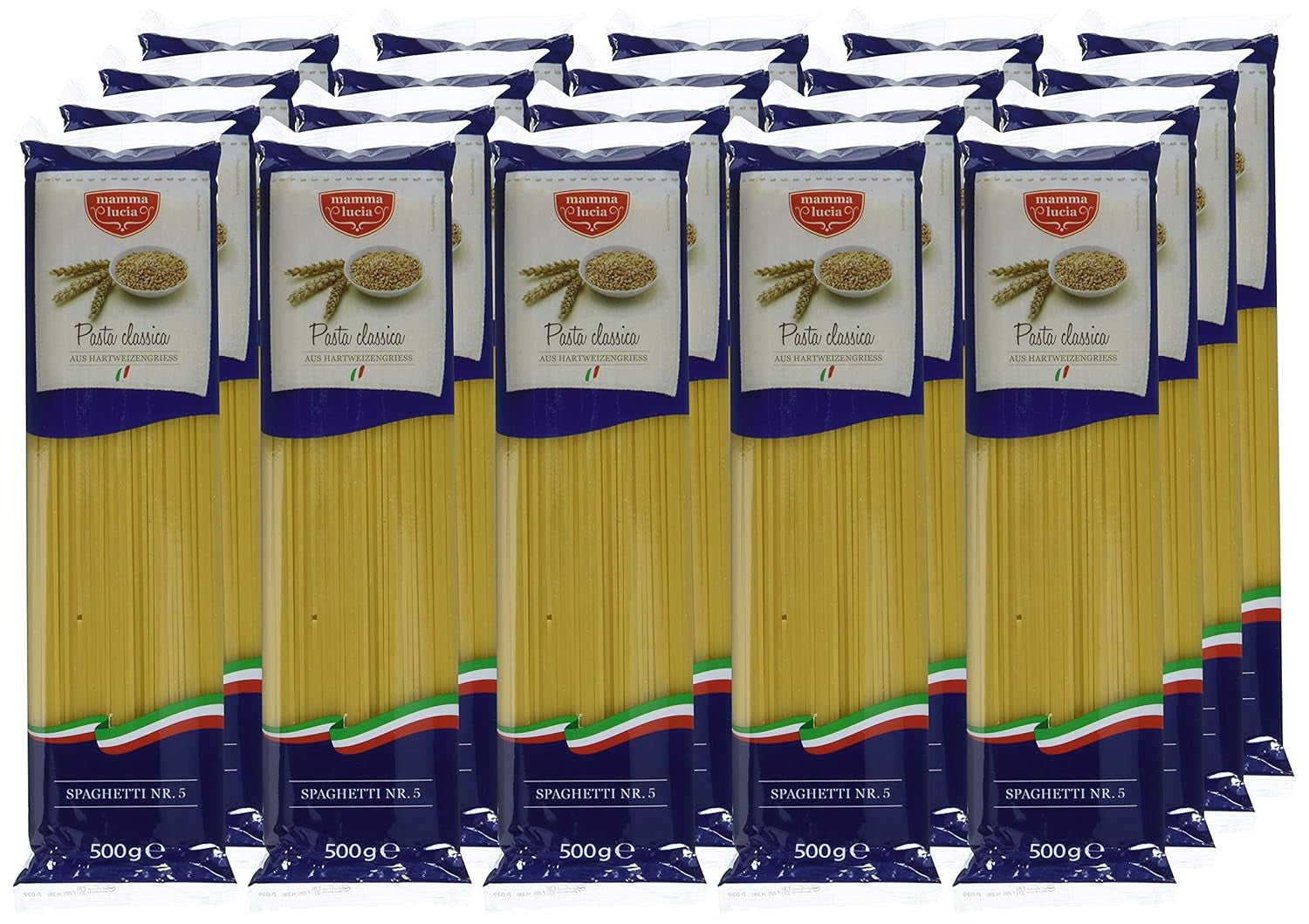 Pasta Espagueti N°5, paquete de 20 (20 x 500g)