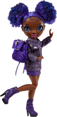 Rainbow High Junior High – KRYSTAL BAILEY – 23cm große Regenbogen-Modepuppe mit Outfit & Accessoires – Inclusive Stoffrucksack zum Öffent und Schließen – Geschenk & Sammlerstück für Kinder ab 6 Jahren