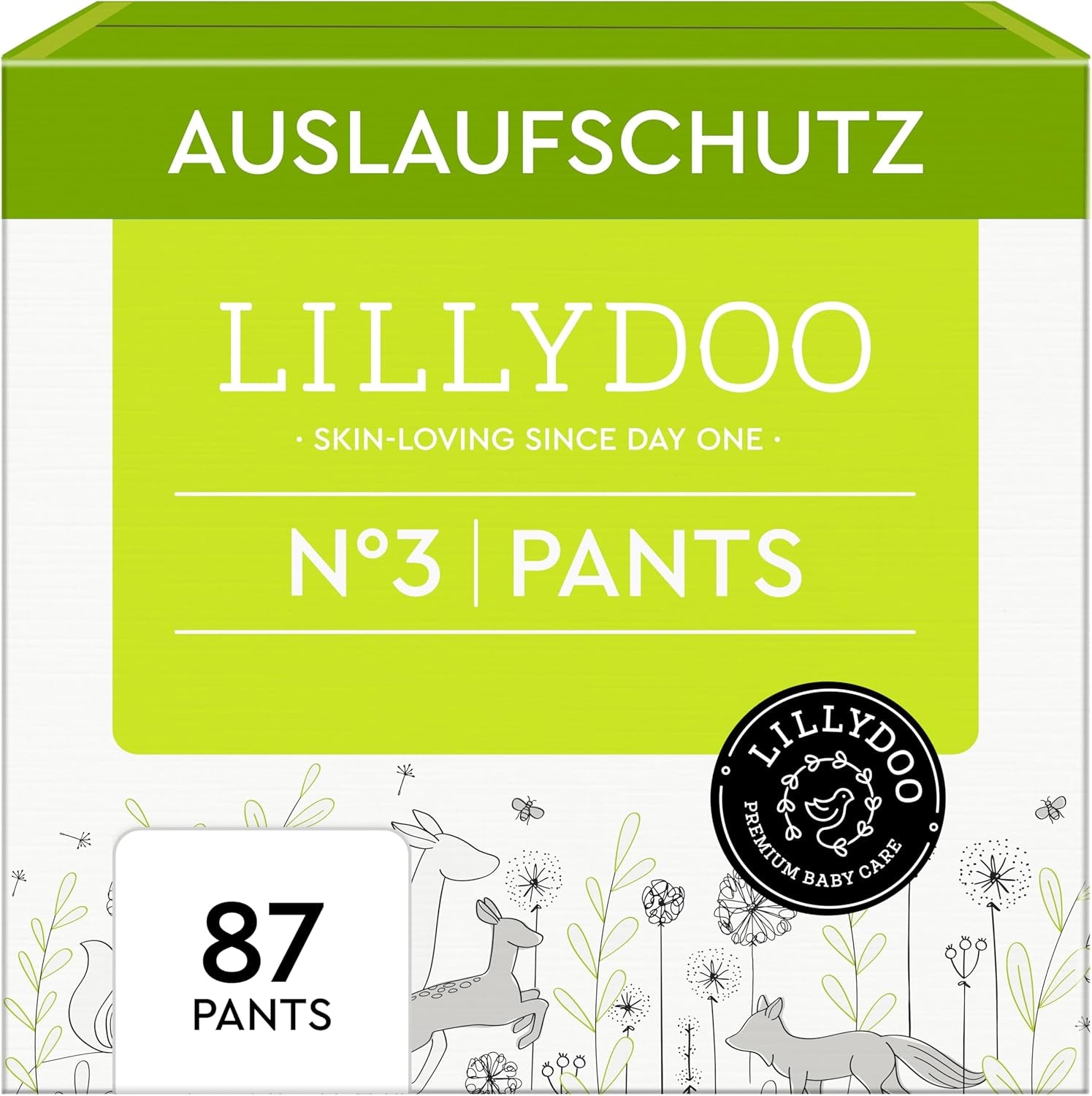 LILLYDOO Pantalones Skin Friendly Talla 5 (12-17kg) Caja Mensual (105 Piezas)