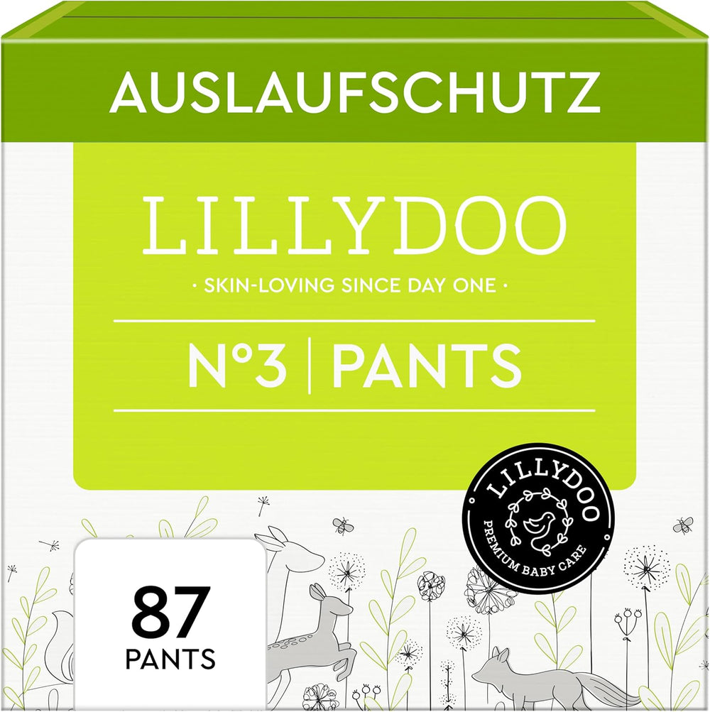 LILLYDOO Pantalones Skin Friendly Talla 5 (12-17kg) Caja Mensual (105 Piezas)