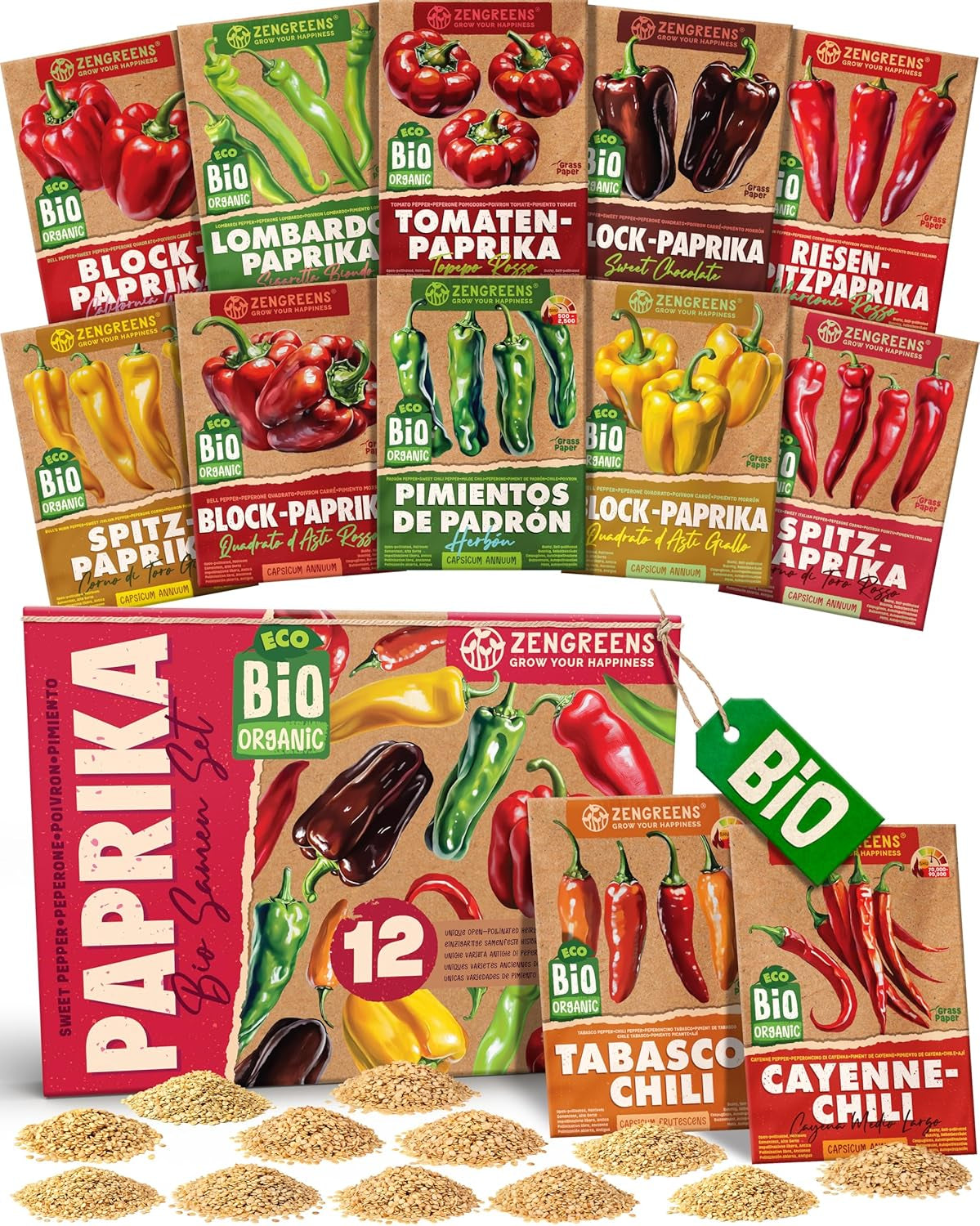 Semillas de tomate orgánicas en un juego de 10 - 10 Semillas de tomate para un fácil cultivo en el jardín, balcón o lecho elevado - Semillas de plantas - Plántulas