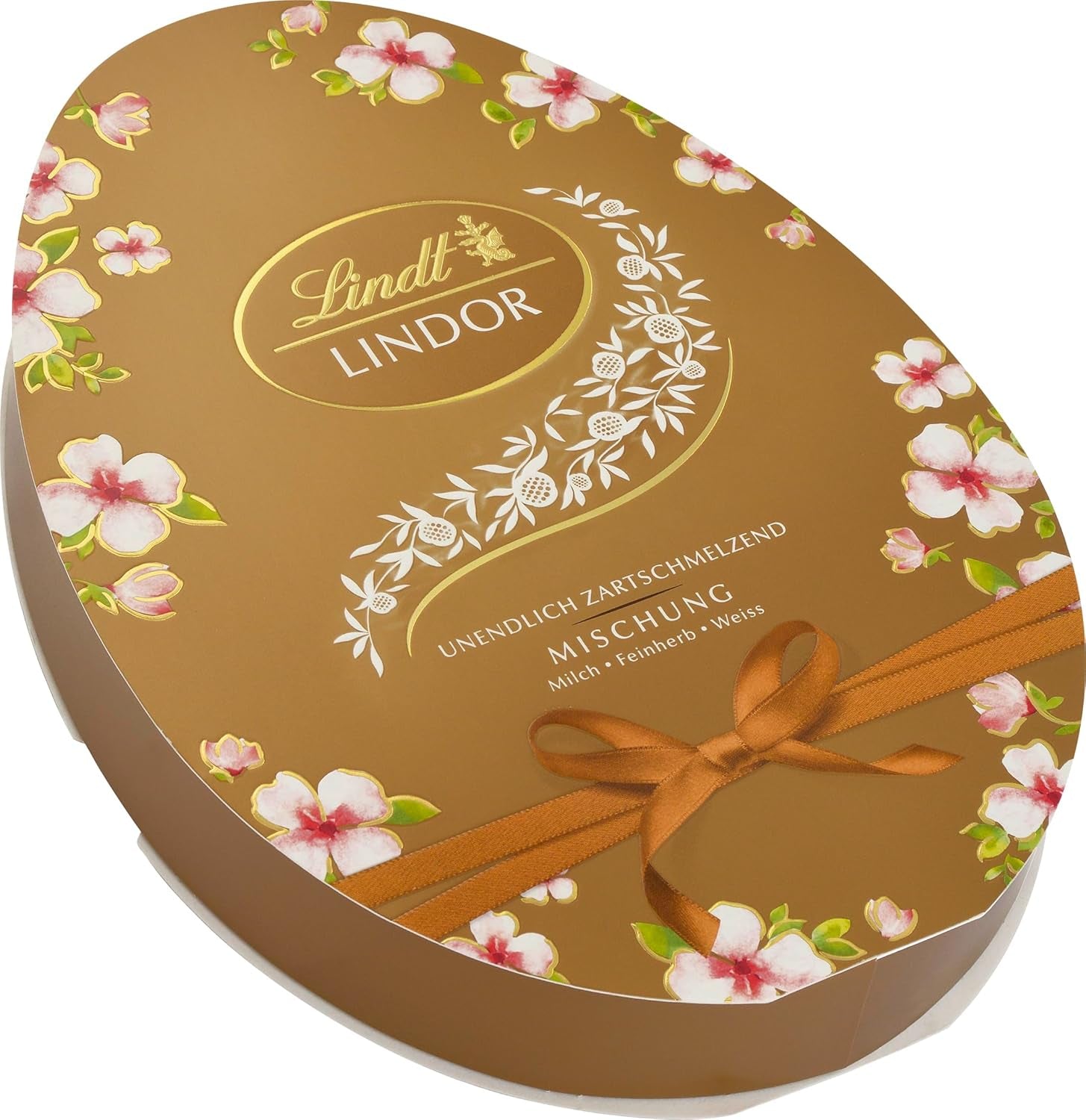 Mezcla de Pascua Chocolate Lindt LINDOR | Caja 144g | Huevos LINDOR que se deshacen en la boca en tres variantes: Chocolate con leche, Chocolate negro, Avellana | Chocolate de Pascua | Regalo de chocolate | 1 paquete