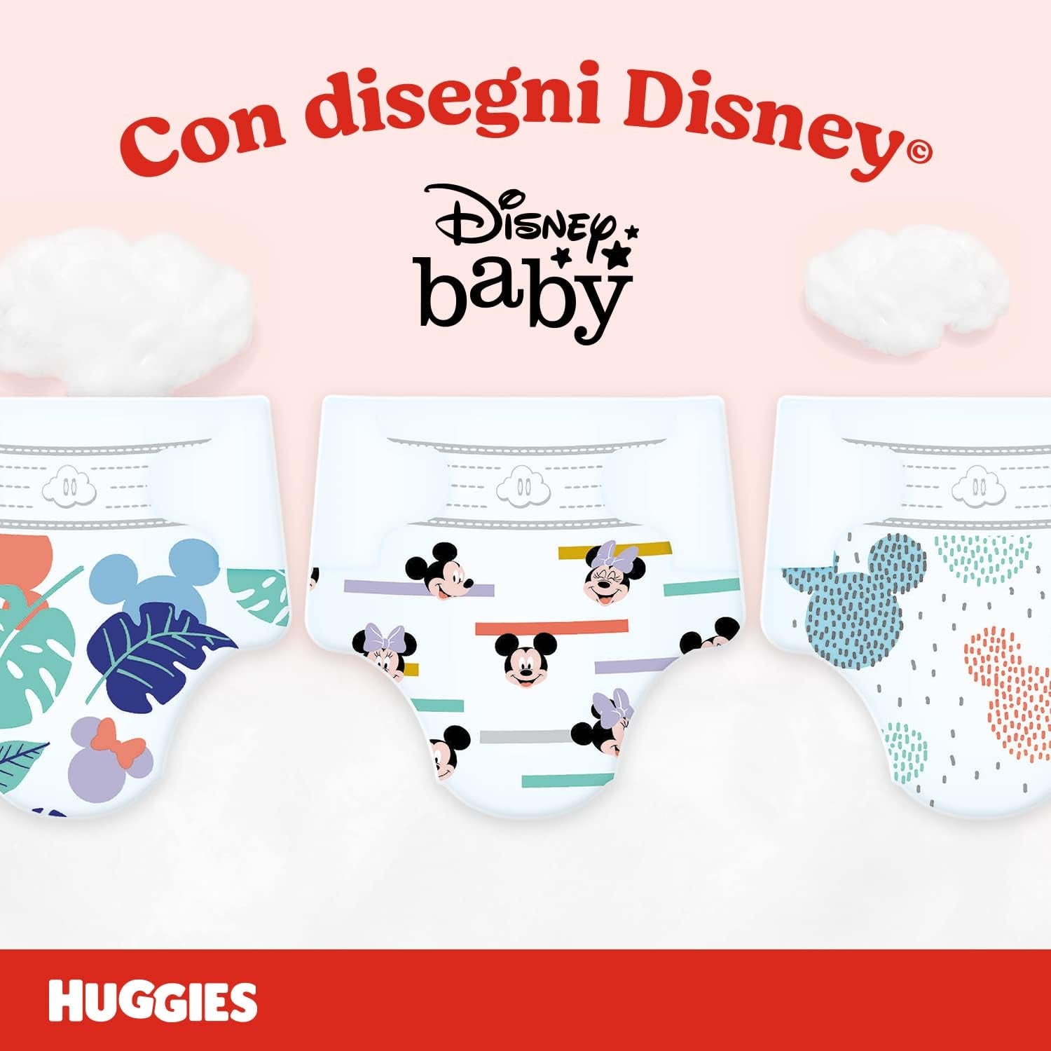 Pañales Huggies Ultra Comfort, talla 4 (7-18 kg), diseño Disney, paquete económico, 150 piezas
