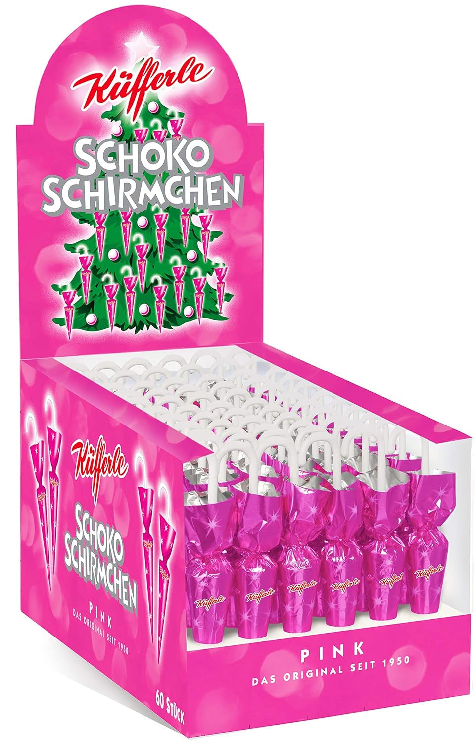 Sombras de chocolate Küfferle Polar Silver 810g (60 piezas)